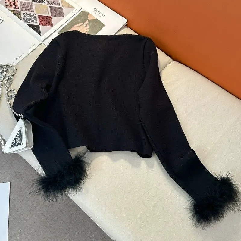 【M-2XL】人気急上昇  ロマンチック セレブリティ ラウンドネック 合わせやすい 高品質 アウター