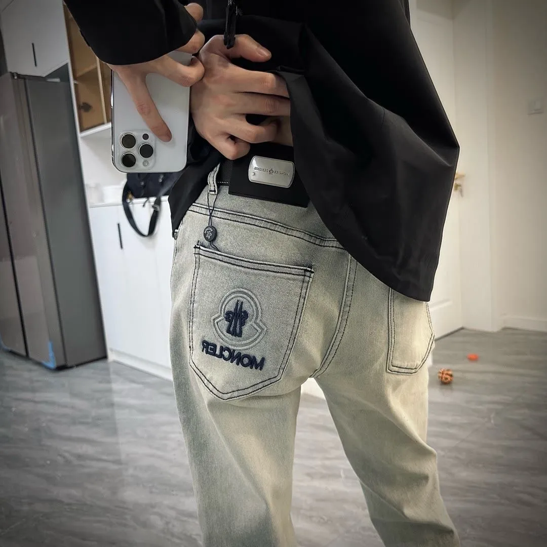 『S-3XL』大人カジュアル　アウターやトップスに合わせやすい　デニムパンツ