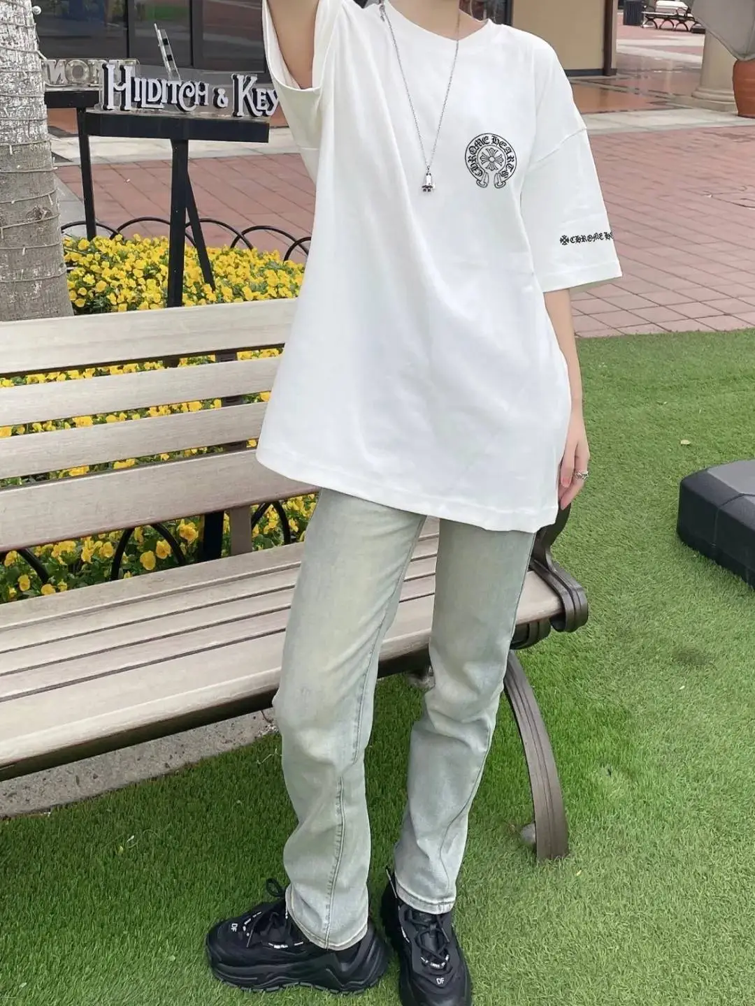 【M-2XL】着回し力抜群 ラウンドネック シンプル アルファベット トレンド 合わせやすい Tシャツ