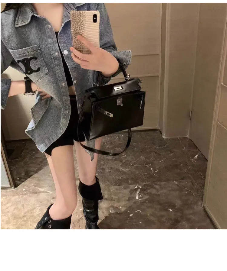 【S-XL】お洒落 デニム風 デニムシャツ アウター レディース デニムジャケット