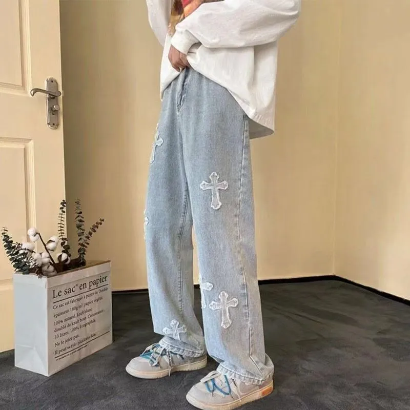 【S-5XL】おすすめ 履きやすい 合わせやすい カジュアル トレンド ゆったり デニムズボン