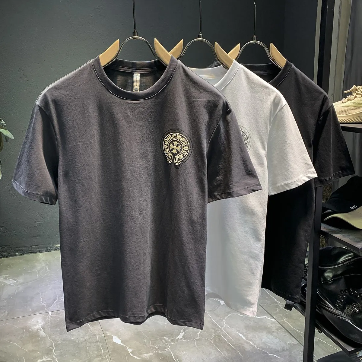 『S-5XL』今季も大流行 日常 ファッション シンプル コットン プリント メンズ 大きいサイズ ゆったり Ｔシャツ