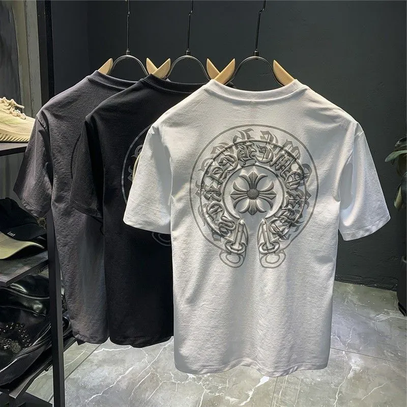 『S-5XL』今季も大流行 日常 ファッション シンプル コットン プリント メンズ 大きいサイズ ゆったり Ｔシャツ