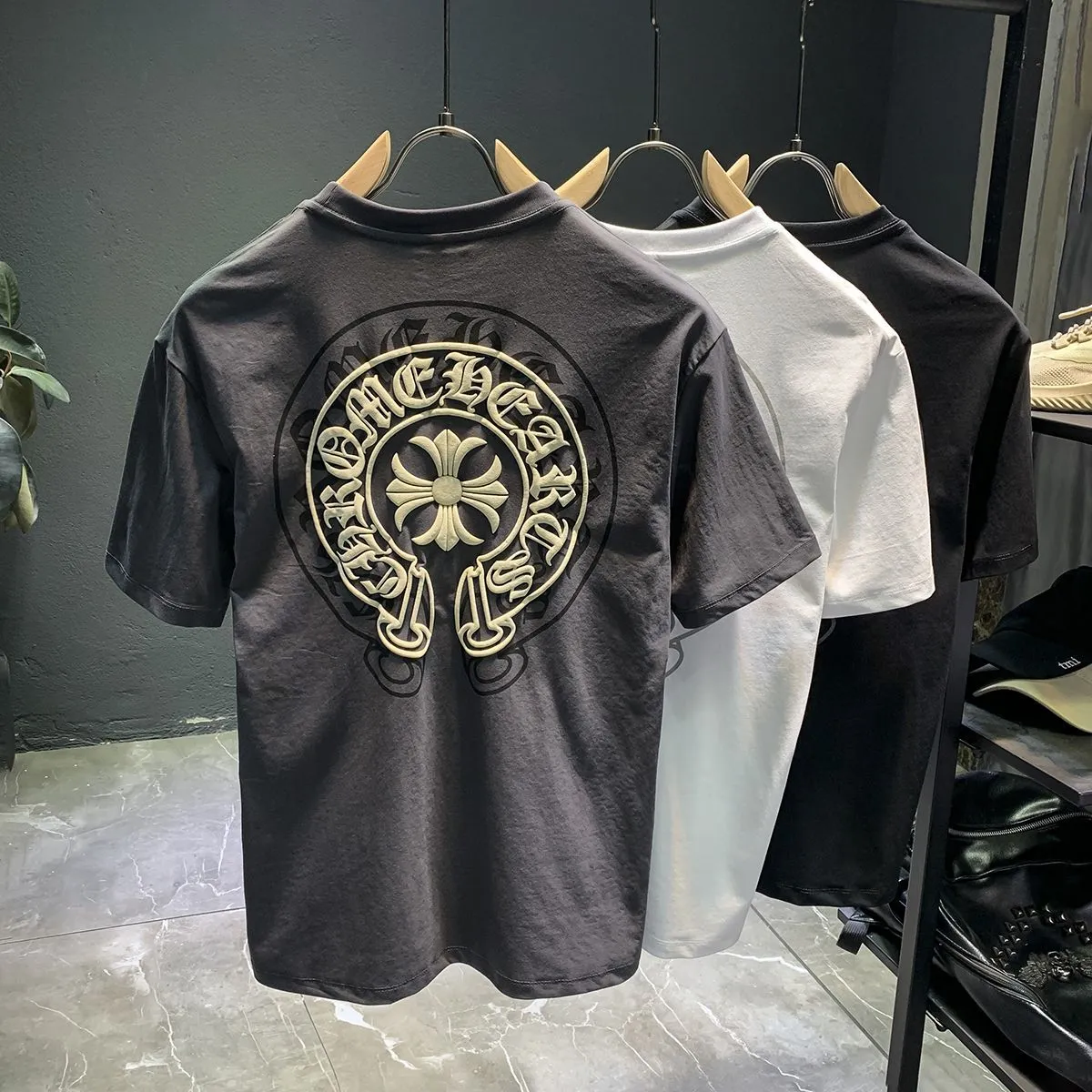 『S-5XL』今季も大流行 日常 ファッション シンプル コットン プリント メンズ 大きいサイズ ゆったり Ｔシャツ