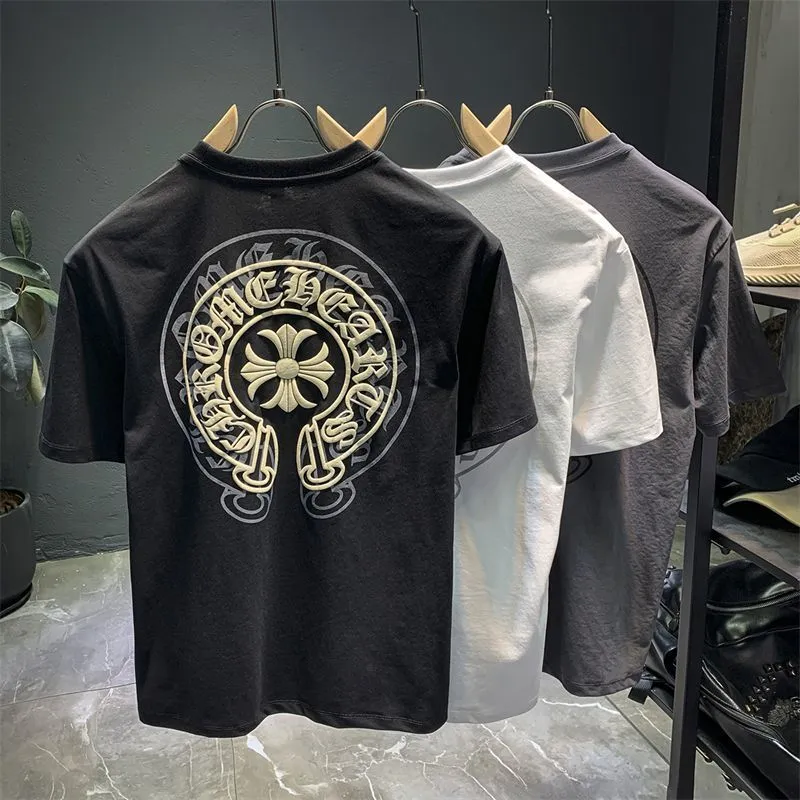 『S-5XL』今季も大流行 日常 ファッション シンプル コットン プリント メンズ 大きいサイズ ゆったり Ｔシャツ