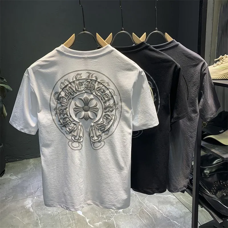 『S-5XL』今季も大流行 日常 ファッション シンプル コットン プリント メンズ 大きいサイズ ゆったり Ｔシャツ