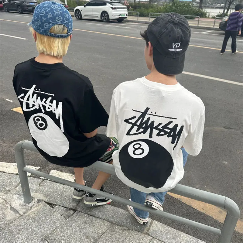 スポーツ カジュアル プリント アルファベット コットン メンズ ゆったり 通気性 2色選べる 夏 Ｔシャツ