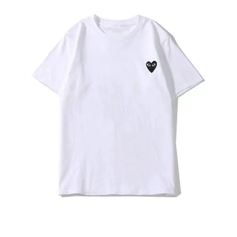 質感のいい 合わせやすい ゆったり 通気性 プリント ハート柄 コットン メンズ レデイーズ Ｔシャツ