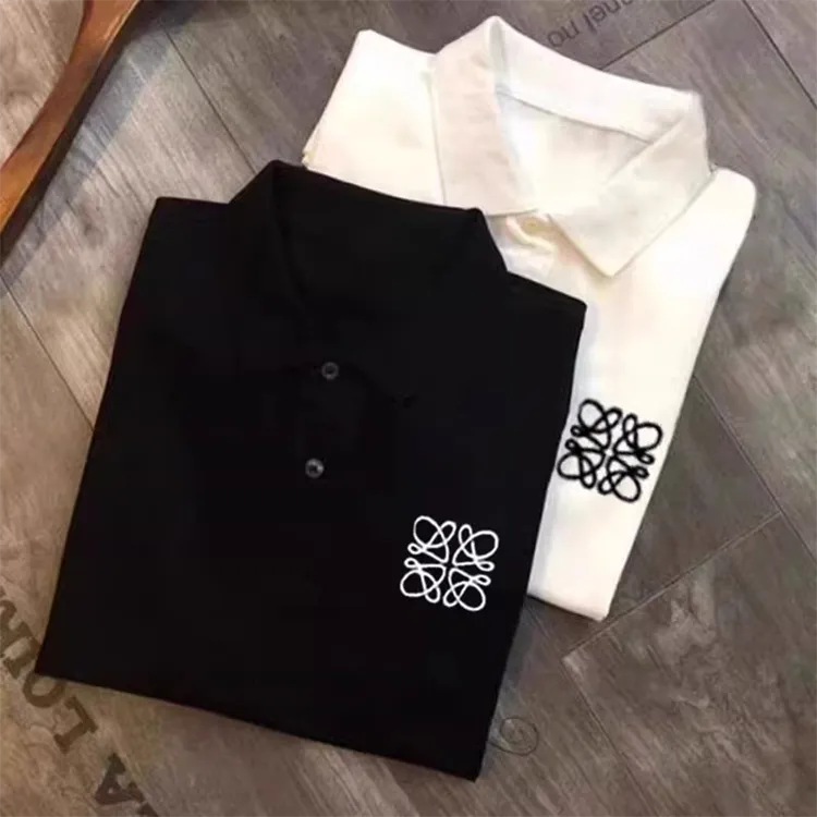 好感度100％ 定番 カジュアル シンプル 2色選べる POLOネック プリント メンズ Ｔシャツ