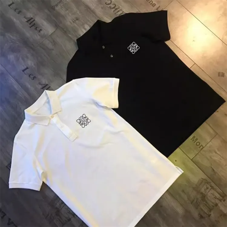 好感度100％ 定番 カジュアル シンプル 2色選べる POLOネック プリント メンズ Ｔシャツ