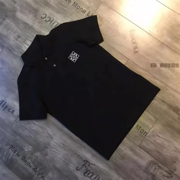 好感度100％ 定番 カジュアル シンプル 2色選べる POLOネック プリント メンズ Ｔシャツ