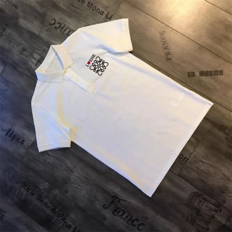 好感度100％ 定番 カジュアル シンプル 2色選べる POLOネック プリント メンズ Ｔシャツ