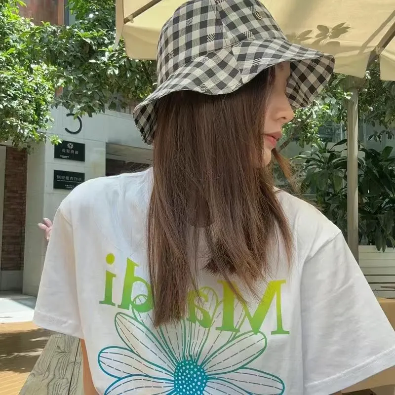 魅力的 ファッション 可愛い アルファベット プリント 花模様 着瘦せ 快適 ゆったり トップス Ｔシャツ