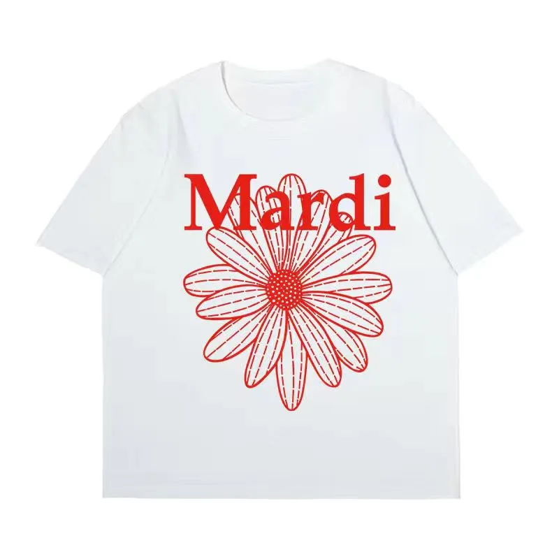 魅力的 ファッション 可愛い アルファベット プリント 花模様 着瘦せ 快適 ゆったり トップス Ｔシャツ