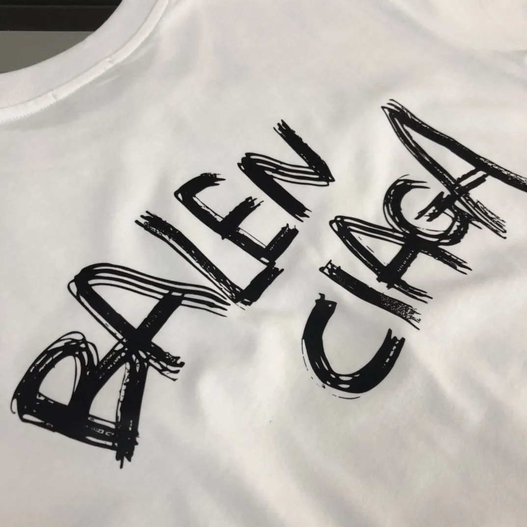 着心地良い シンプル アルファベット コットン ラウンドネック プルオーバー 夏 トップス Ｔシャツ