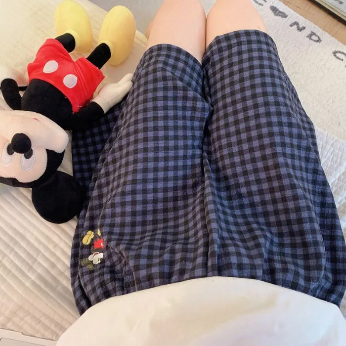 大好評 チェック柄 ストライプ 夏新作 履きやすい 合わせやすい ルームウェア ショートパンツ