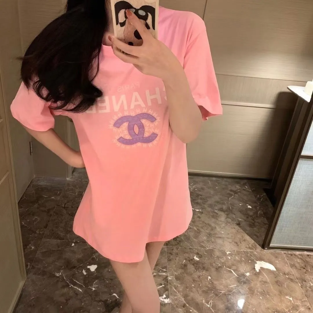 期間限定 合わせやすい ファッション レトロ 3色選べる ゆったり プリント コットン レデイーズ Ｔシャツ　
