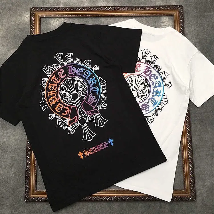 『M-3XL』期間限定 大好評 レトロ プリント 2色選べる 夏 快適 コットン ゆったり 通気性 Ｔシャツ