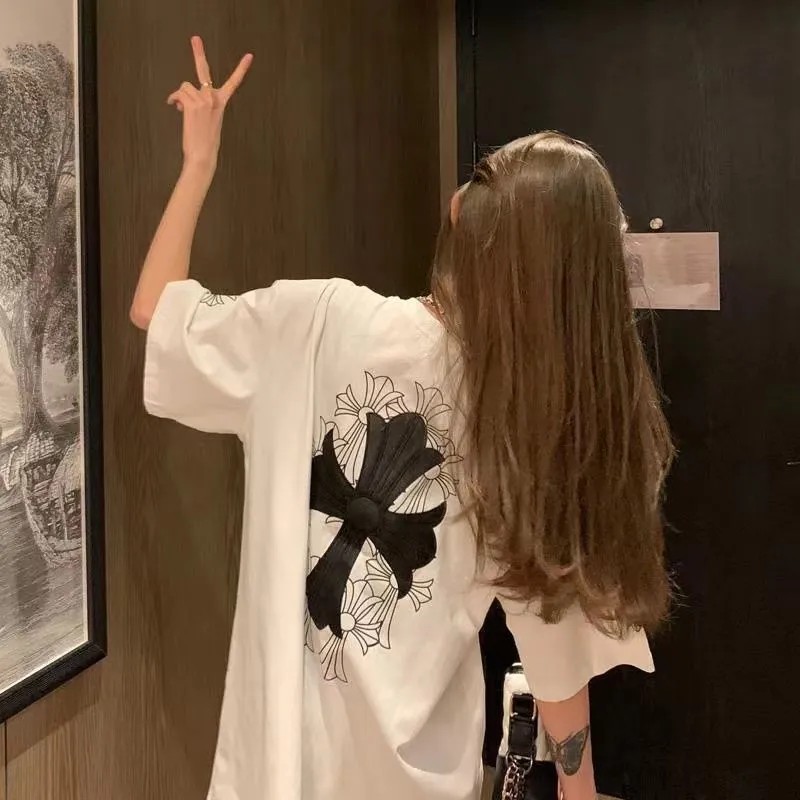 着瘦せ 人気上昇中 シンプル ファッション プリント ゆったり オーバーサイズ 夏 快適 Ｔシャツ