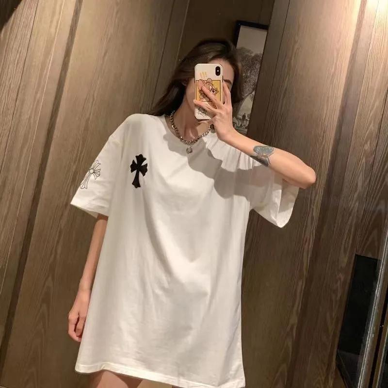 着瘦せ 人気上昇中 シンプル ファッション プリント ゆったり オーバーサイズ 夏 快適 Ｔシャツ