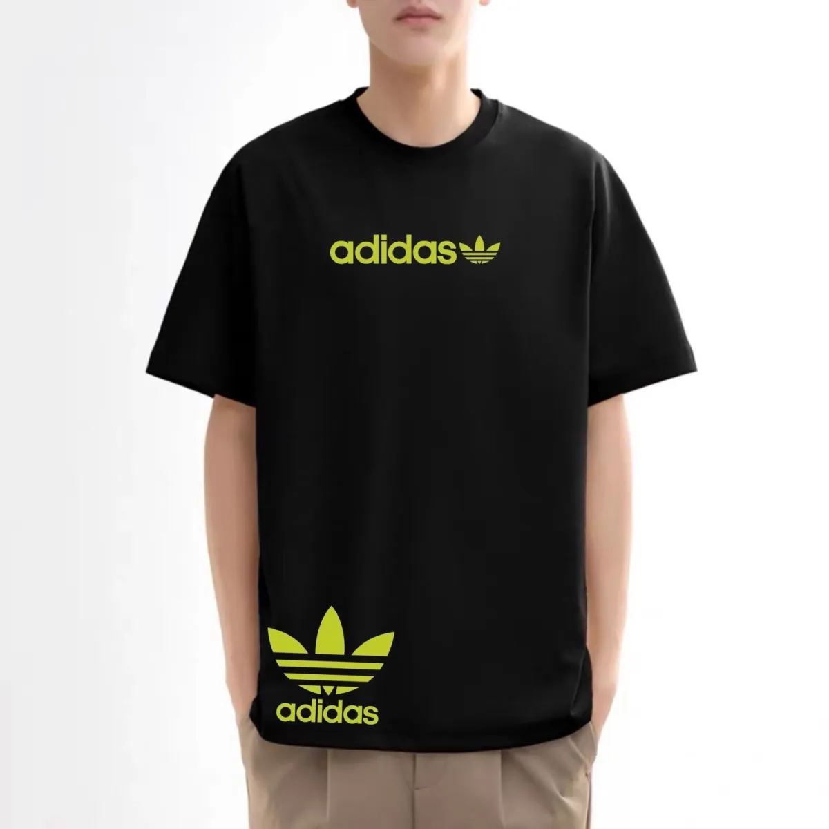 トレンド カジュアル 男女兼用 ルーズ 合わせやすい オーバーサイズ 半袖 Tシャツ