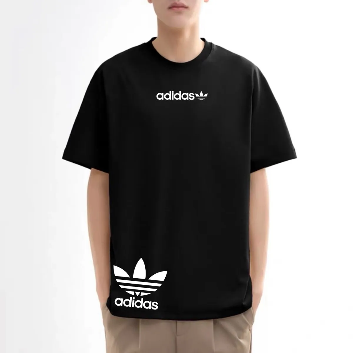 トレンド カジュアル 男女兼用 ルーズ 合わせやすい オーバーサイズ 半袖 Tシャツ