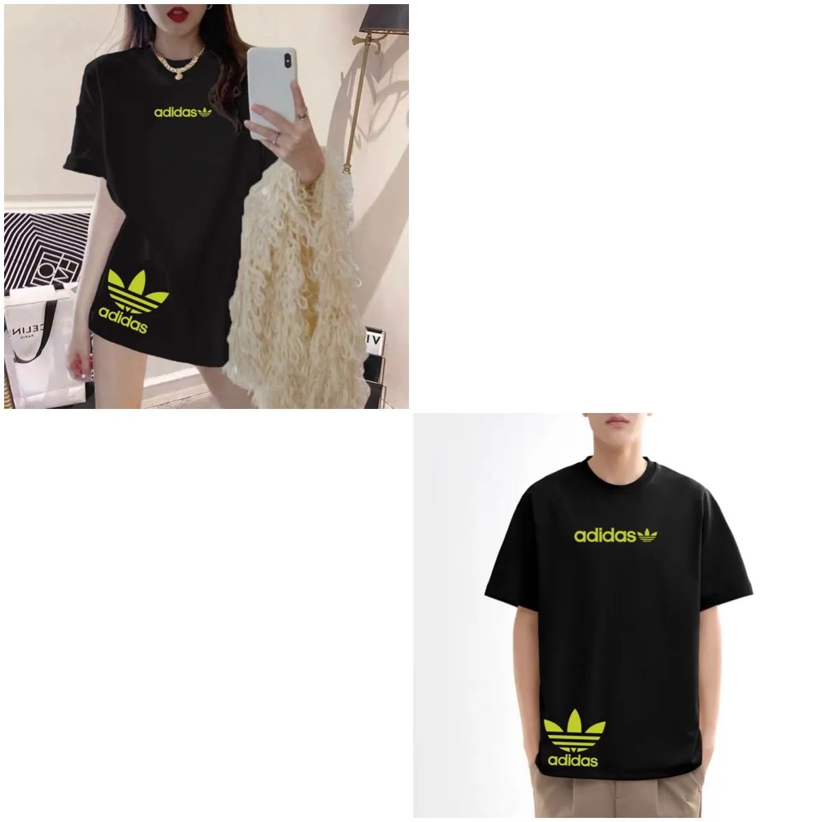 トレンド カジュアル 男女兼用 ルーズ 合わせやすい オーバーサイズ 半袖 Tシャツ