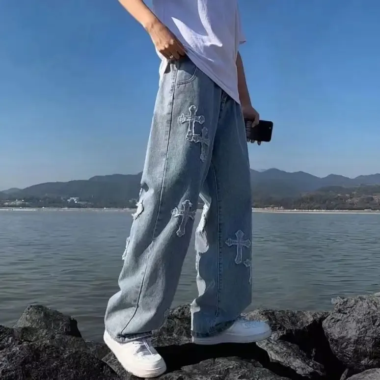 『S-3XL』着回し力抜群 着心地いい カジュアル 気質いい ファッション 合わせやすい レトロ ゆったり カッコイイ パンツ