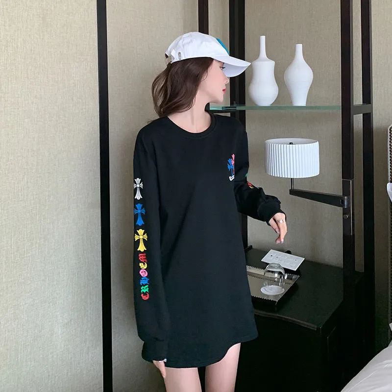 売り切れ必至  着心地良い 激売れ中 ファッション ゆるい アルファベット 長袖 プリント Ｔシャツ