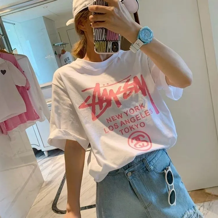 お手頃価格  質感のいい 大好評 着心地良い 夏 合わせやすい ファッション大人気 ゆるい Ｔシャツ