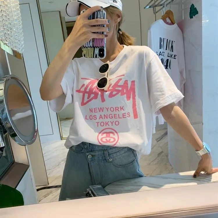 お手頃価格  質感のいい 大好評 着心地良い 夏 合わせやすい ファッション大人気 ゆるい Ｔシャツ