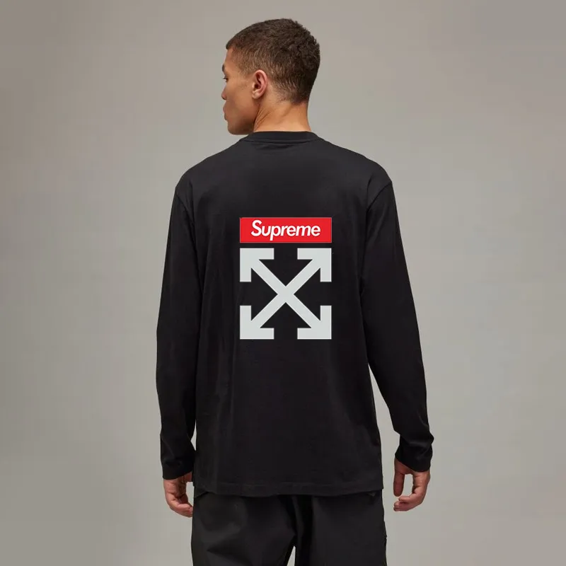 着回し力抜群 爆売れ中 大注目  二色選べられ モード  アルファベット  プリント 長袖 Ｔシャツ