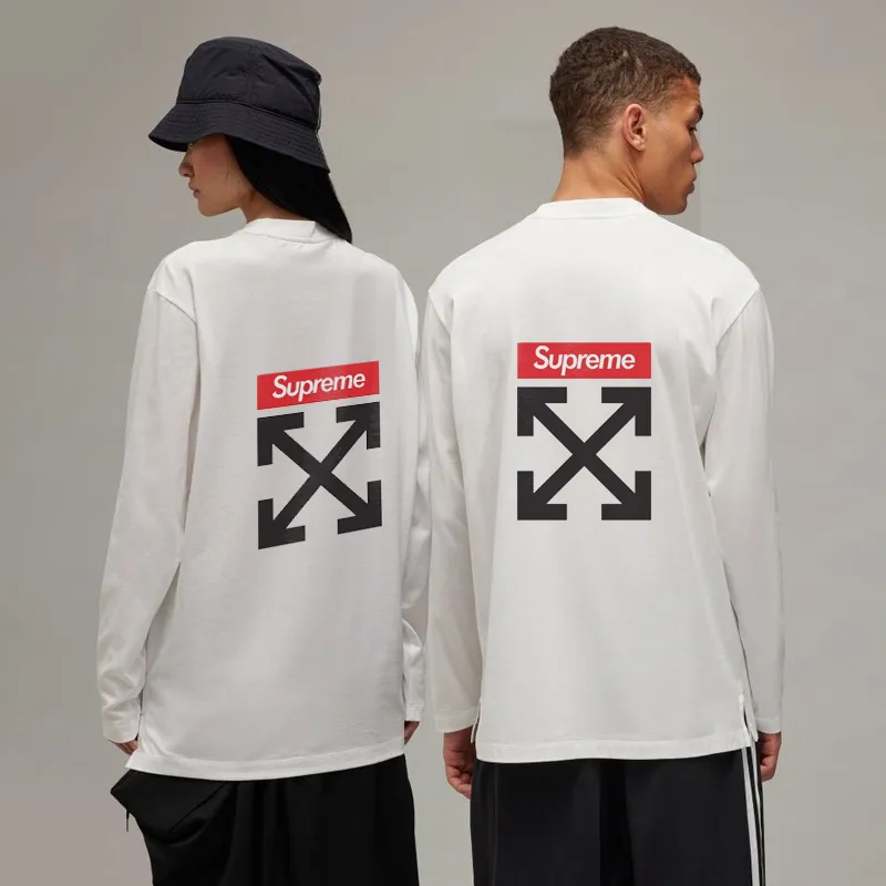 着回し力抜群 爆売れ中 大注目  二色選べられ モード  アルファベット  プリント 長袖 Ｔシャツ