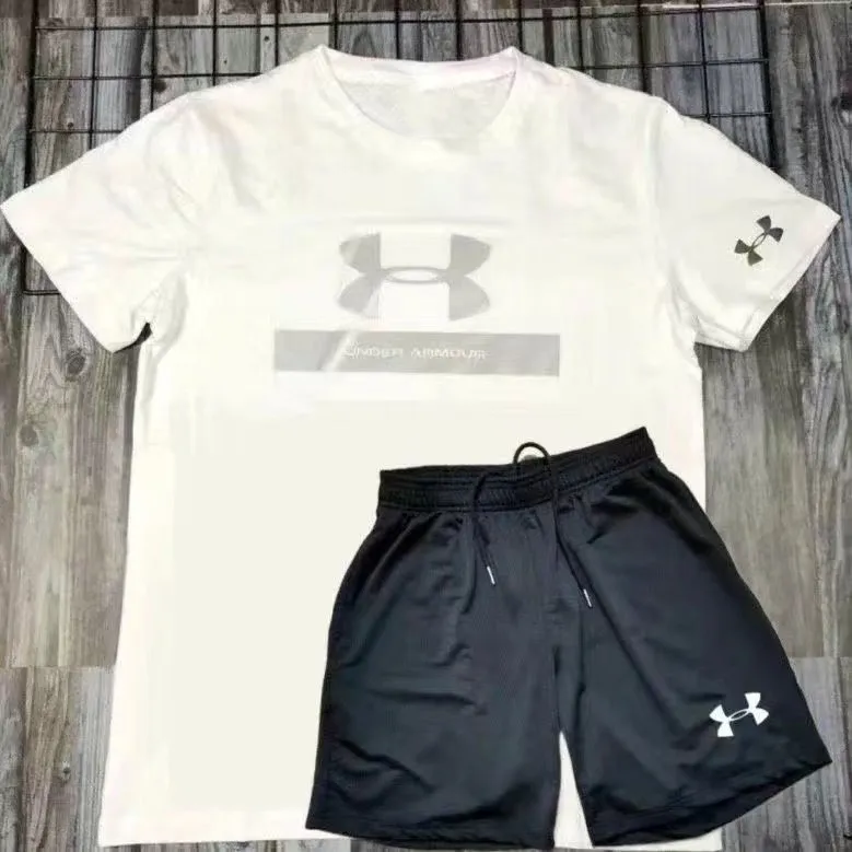 手触り良く 夏 2色選べる カッコイイ 通気性 スポーツ カジュアル 速乾性 ゆったり Ｔシャツ ショートパンツ