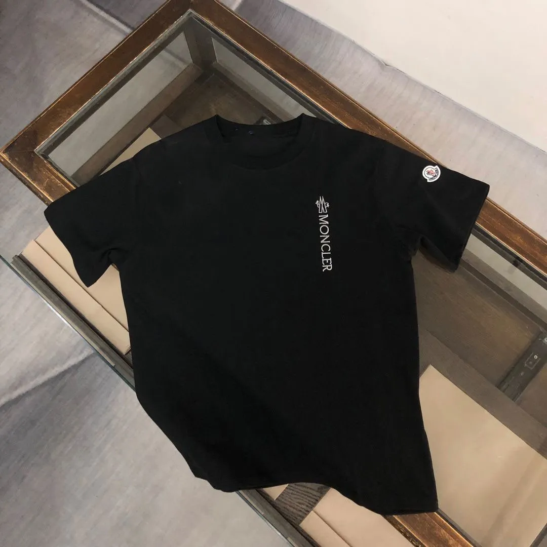 夏 日常 新作  ラウンドネック 無地 アルファベット ゆったり メンズレデイーズ Ｔシャツ　
