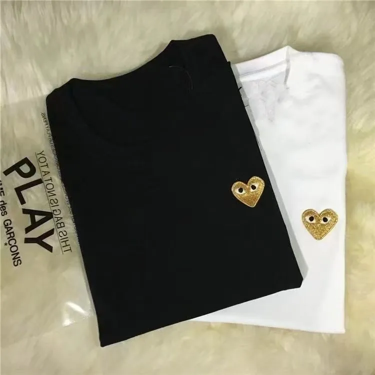 質感のいい 合わせやすい ゆったり 通気性 プリント ハート柄 コットン メンズ レデイーズ Ｔシャツ