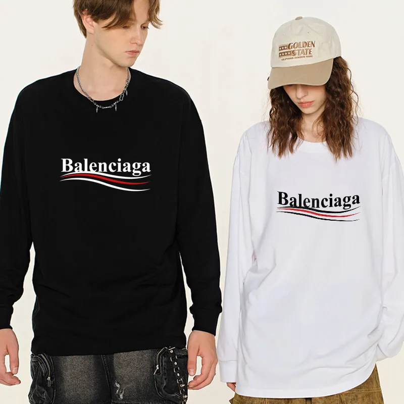 新作 超人気商品 着回し力抜群  カッコイイ配色 オーバーサイズ オシャレ 春秋 長袖 Tシャツ