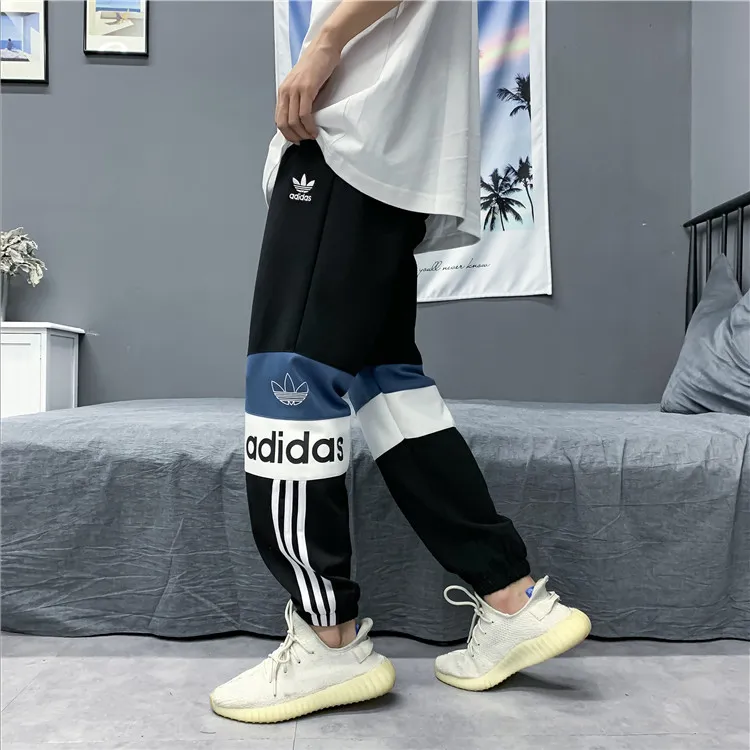 『M-3XL』手放せない! 履きやすい 合わせやすい カジュアル 人気 トレンド アルファベット 長ズボン