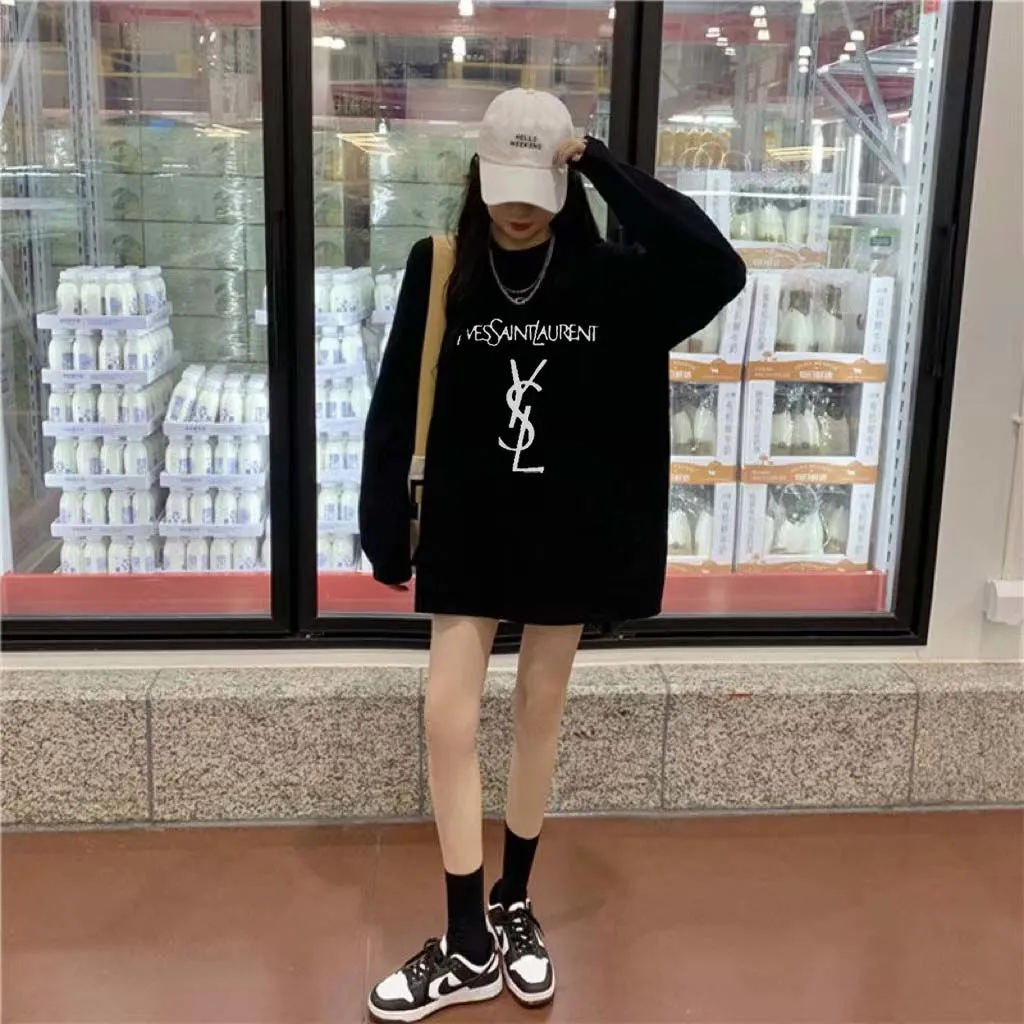 絶対欲しい！着回し力抜群 カジュアル 合わせやすい トレンド アルファベット長袖 Tシャツ