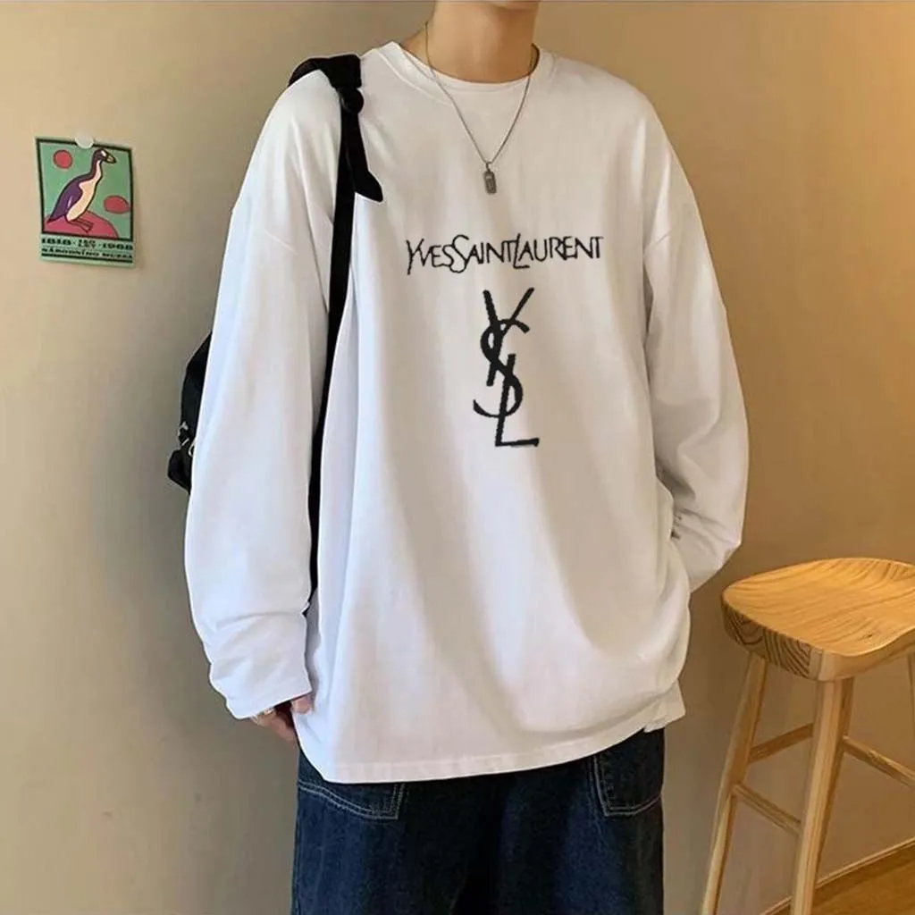 絶対欲しい！着回し力抜群 カジュアル 合わせやすい トレンド アルファベット長袖 Tシャツ
