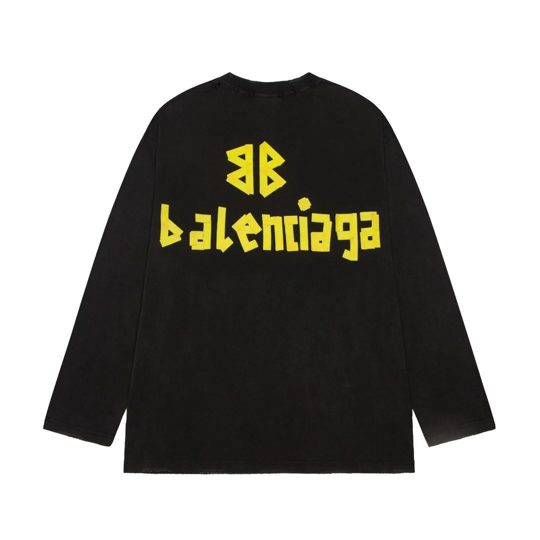 おすすめ 定番 高品質 着心地良い 合わせやすい トレンド アルファベット ルーズ 長袖 Tシャツ