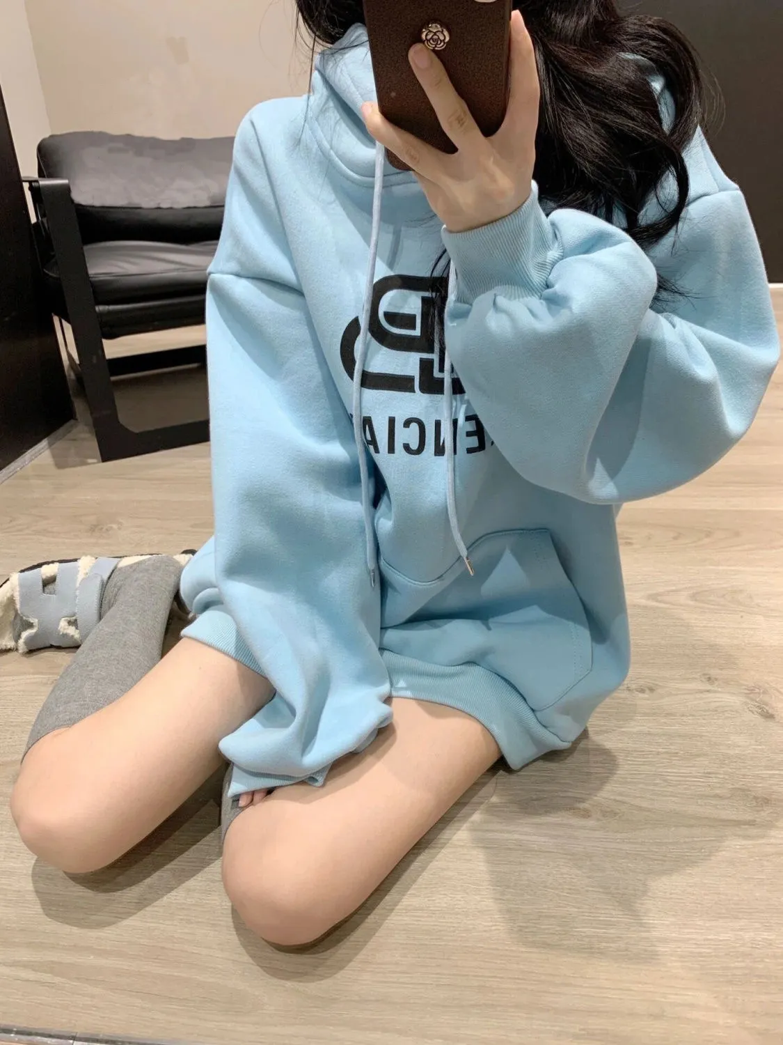 女子マスト 高級感 大注目 シンプル カジュアル フード付き スウィート 可愛い ins風 パーカー