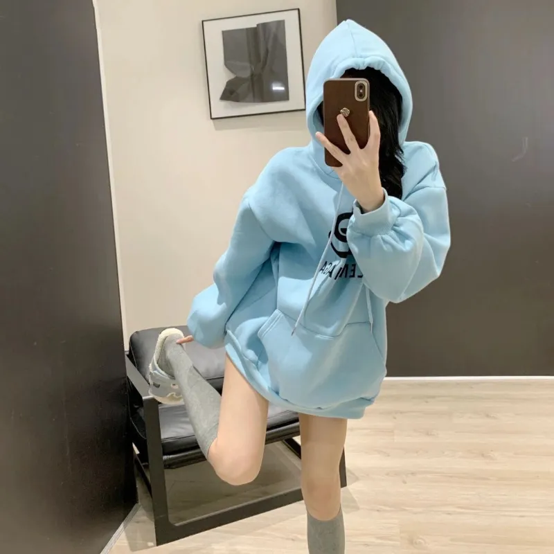 女子マスト 高級感 大注目 シンプル カジュアル フード付き スウィート 可愛い ins風 パーカー