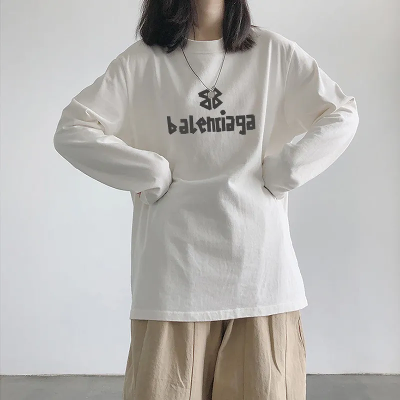 上品 売れ筋 人気上昇中 オーバーサイズ シンプル カジュアル 通気性  動きやすい 長袖 Ｔシャツ
