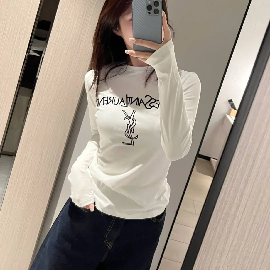 質感のいい 好感度100％ おすすめ 日常 エレガント ラウンドネック フェミニン 長袖
