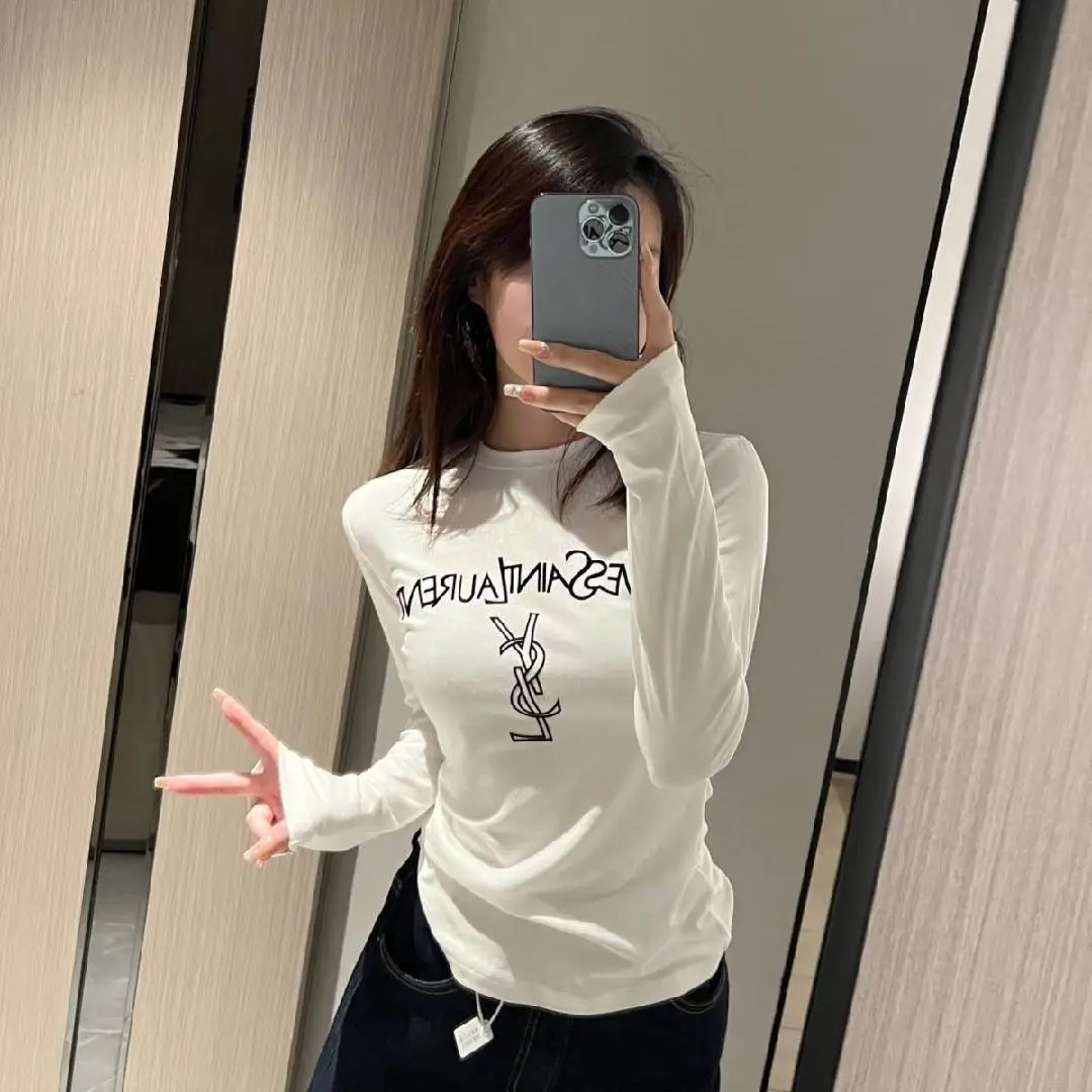 質感のいい 好感度100％ おすすめ 日常 エレガント ラウンドネック フェミニン 長袖