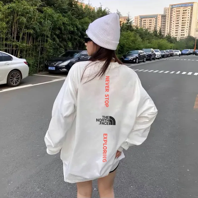 『S-3XL』着瘦せ 気質いい 合わせやすい オーバーサイズ 日常 カジュアル ラウンドネック 長袖 Ｔシャツ