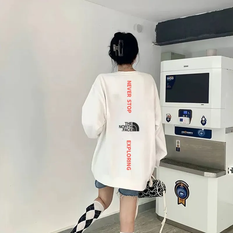 『S-3XL』着瘦せ 気質いい 合わせやすい オーバーサイズ 日常 カジュアル ラウンドネック 長袖 Ｔシャツ