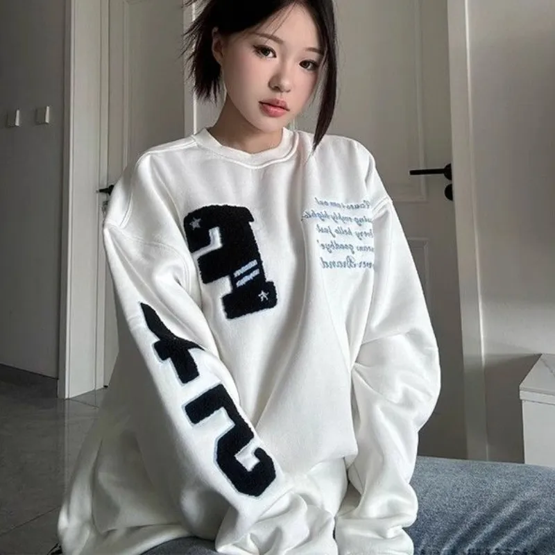 元気いっぱい 好感度UP 最愛の一着 爆売れ中 オーバーサイズ カジュアル 超ファッション トレーナー