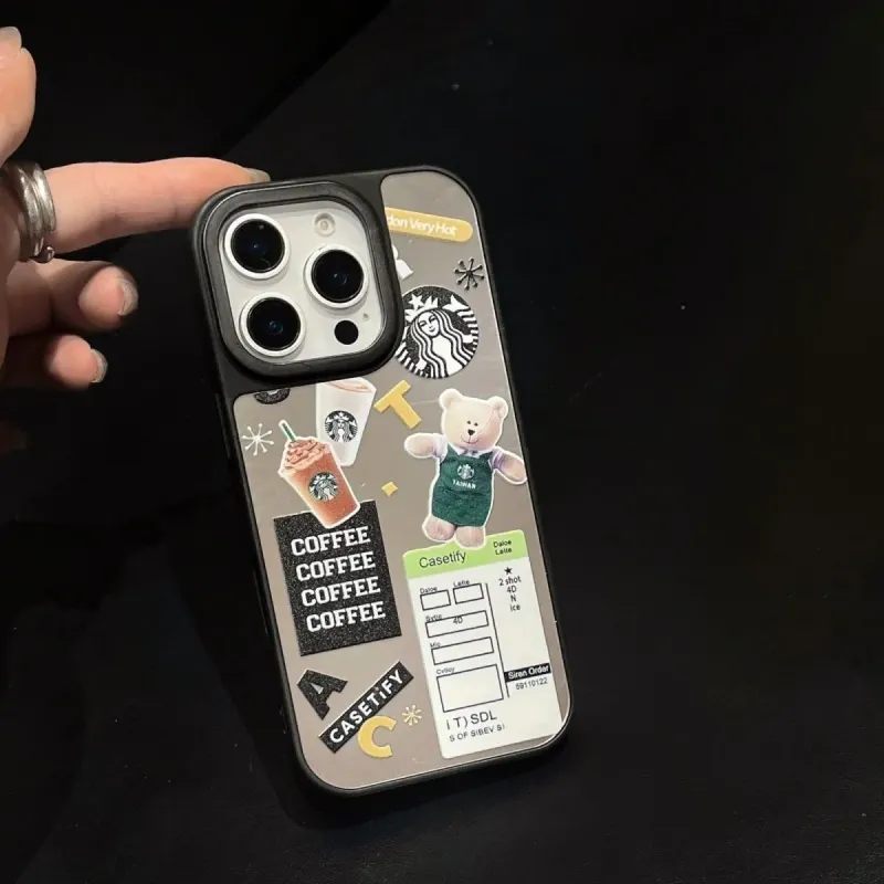 元気いっぱい 可愛い カラフル クラシック プリント高品質 滑り止め スマホケース